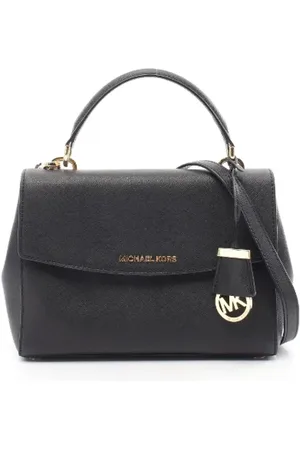 Michael Kors Pre-owned, Dame, Sort, ONE SIZE, Uld, Pre-owned Laeder hndtasker
