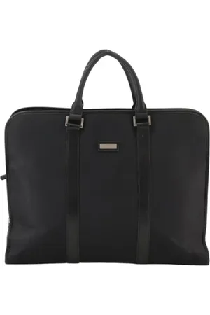 Burberry Pre-owned, Dame, Sort, ONE SIZE, Nylon, Pre-owned nylon dokumentmapper