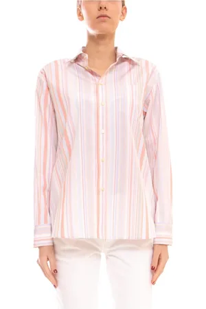 Etro Bluser & Skjorter, Dame, Flerfarvet, XS, Uld, Mønstret Dame Skjorte