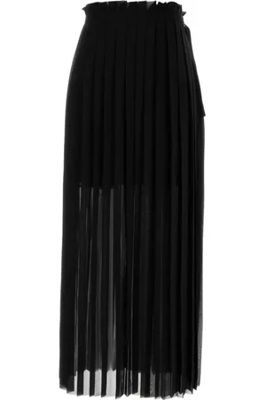 Ami Nederdel, Dame, Sort, XS, Polyester, Sort Polyester Nederdel