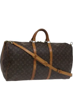 LOUIS VUITTON Pre-owned, Dame, Brun, ONE SIZE, Uld, Pre-owned canvas tasker