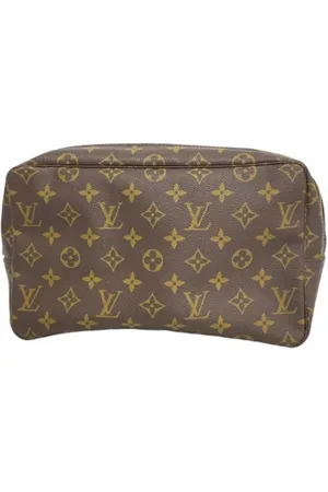 LOUIS VUITTON Pre-owned, Dame, Brun, ONE SIZE, Tyl, Pre-owned canvas tasker
