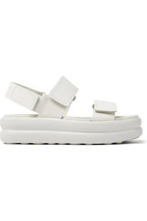 Camper Sko, Dame, Hvid, 36 EU, Læder, Hvide Flota Up Sandaler
