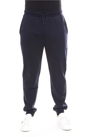 FAY Bukser, Herre, Sort, L, Bomuld, Bomuld Fleece Jogger Bukser Elastisk Talje