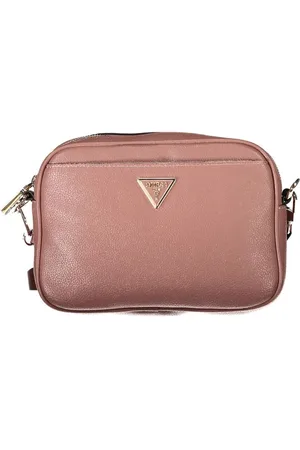 Guess Taske, Dame, Brun, ONE SIZE, Uld, Rosa Polyethylen Håndtaske med Justerbar Strop