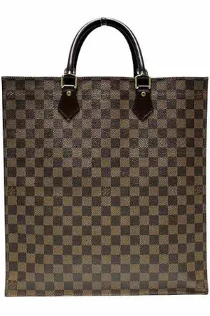 LOUIS VUITTON Pre-owned, Dame, Brun, ONE SIZE, Tyl, Pre-owned canvas tasker