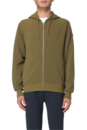 Colmar Sweathshirts & Hoodies, Herre, Grøn, 2XL, Bomuld, Blå ZipUp Hoodie Løs Pasform