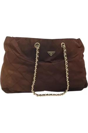Prada Pre-owned, Dame, Gul, ONE SIZE, Nylon, Pre-owned nylon prada-tasker