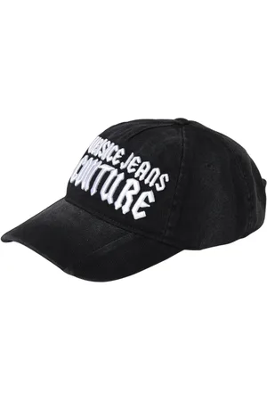 VERSACE Tilbehør, Herre, Sort, ONE SIZE, Bomuld, Sort baseballkasket med stil