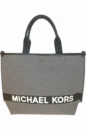 Michael Kors Pre-owned, Dame, Sort, ONE SIZE, Tyl, Pre-owned canvas håndtasker