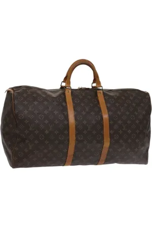 LOUIS VUITTON Pre-owned, Dame, Brun, ONE SIZE, Tyl, Pre-owned canvas tasker