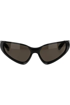 Balenciaga Tilbehør, Herre, Sort, ONE SIZE, Klassiske Sorte Curve Solbriller