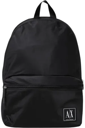 Armani Exchange Taske, Herre, Sort, ONE SIZE, Nylon, Sort Nylon Rygsæk med Logo