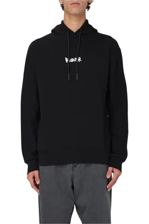 DISCLAIMER Sweathshirts & Hoodies, Herre, Sort, XL, Bomuld, Komfort Stil Milk Hoodie Activewear