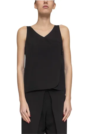 Emporio Armani Top, Dame, Sort, S, Sort Kvinders Top Uc001