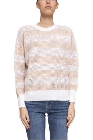 Fabiana Filippi Strik, Dame, , M, Raffia Powder Dame Sweater