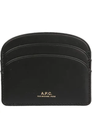 A.P.C. Tilbehør, Dame, Sort, ONE SIZE, Læder, Læderkortholder