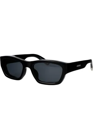 Jacquemus Tilbehør, Herre, Sort, 57 MM, Uld, Sorte Herre Solbriller Stilfulde