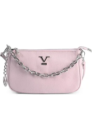 19V69 Italia Taske, Dame, Lyserød, ONE SIZE, Uld, Stilfuld Crossbody Taske med Kæderem
