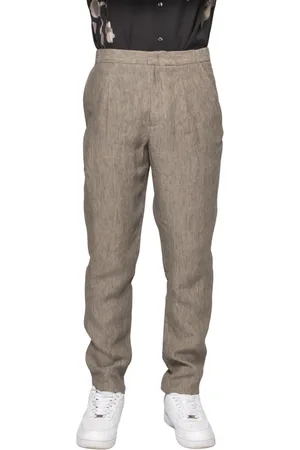 Emporio Armani Bukser, Herre, Grå, M, Mørk Beige Herre Bukser O1003