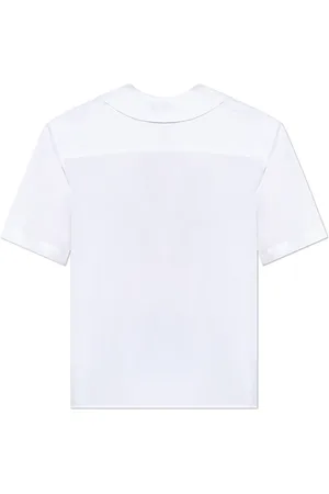 Marni Top, Dame, Hvid, S, Bomuld, Skjorte med logo