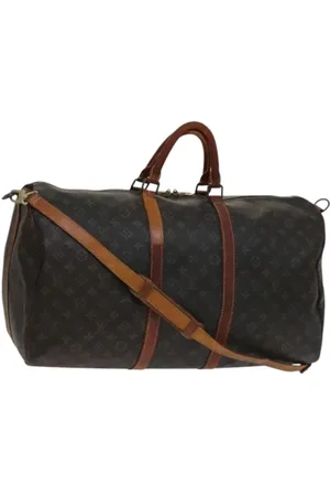 LOUIS VUITTON Pre-owned, Dame, Brun, ONE SIZE, Uld, Pre-owned canvas tasker