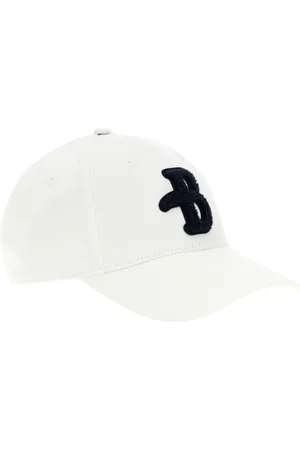 BALLANTYNE Tilbehør, Herre, Hvid, ONE SIZE, Bomuld, Broderet Logo Baseball Cap