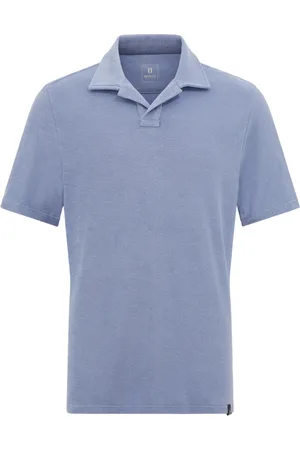 Boggi Milano Top, Herre, Blå, XL, Bomuld, Bomuld/Nylon Polo Shirt