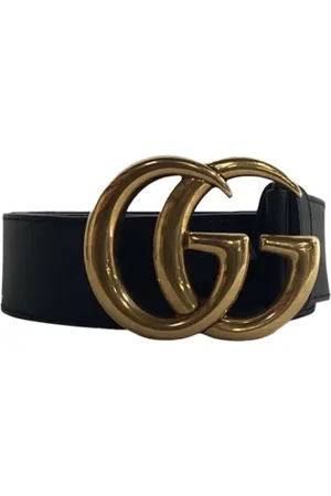 Gucci Pre-owned, Dame, Sort, ONE SIZE, Tyl, Pre-owned Laeder baelter