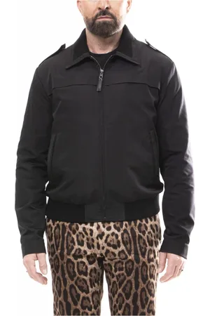 Dolce & Gabbana Jakke, Herre, Sort, XL, Sort Herrejakke N0000