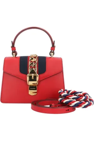 Gucci Pre-owned, Dame, Rød, ONE SIZE, Uld, Pre-owned Laeder gucci-tasker