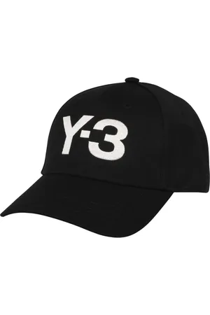 Y-3 Tilbehør, Herre, Sort, ONE SIZE, Polyester, Canvas Baseball Cap med Broderet Logo