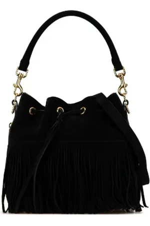 Saint Laurent Pre-owned, Dame, Sort, ONE SIZE, Uld, Pre-owned Laeder hndtasker