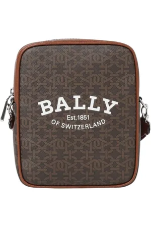 Bally Taske, Herre, Brun, ONE SIZE, Uld, Monogram Skuldertaske