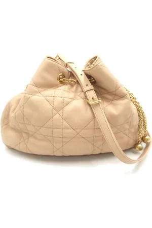 Dior Pre-owned, Dame, , ONE SIZE, Uld, Pre-owned Laeder crossbody-tasker