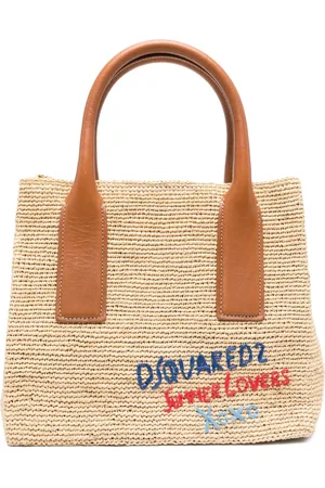 Dsquared2 Taske, Dame, , ONE SIZE, Lys Tote Taske med Rullehåndtag