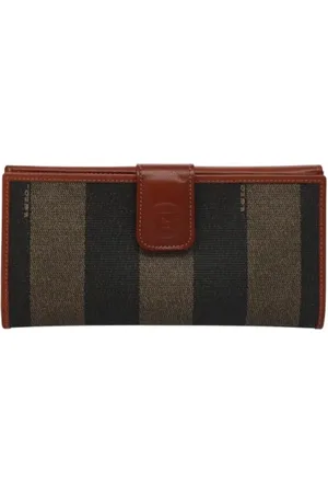 Fendi Pre-owned, Dame, Sort, ONE SIZE, Tyl, Pre-owned Canvas punge