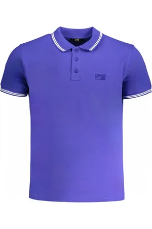 Roberto Cavalli Top, Herre, Blå, L, Tøj