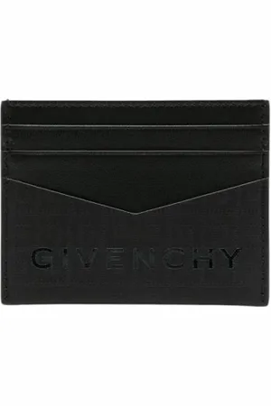 Givenchy Tilbehør, Herre, Sort, ONE SIZE, Læder, Sort Læder Kortholder Pung