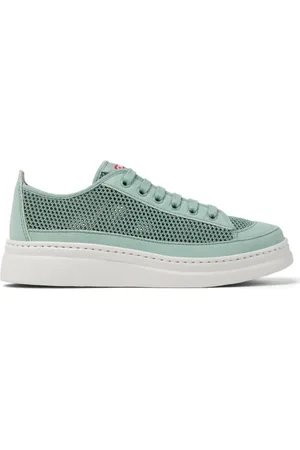 Camper Sko, Dame, Grøn, 39 EU, Læder, Grøn Runner Up Sneakers