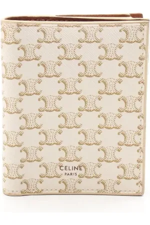 Céline Pre-owned, Dame, Hvid, ONE SIZE, Tyl, Pre-owned Canvas punge