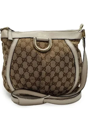 Gucci Pre-owned, Dame, Brun, ONE SIZE, Uld, Pre-owned canvas håndtasker