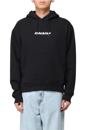 Dickies Sweathshirts & Hoodies, Herre, Sort, S, Bomuld, Klassisk Sort Hættetrøje Sweatshirt