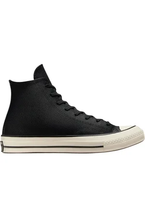 Converse Sko, Herre, Sort, 44 1/2 EU, Læder, Vintage Chuck 70 Hi Læder Sneakers