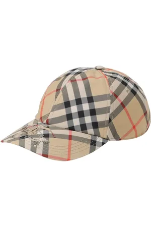 Burberry Tilbehør, Herre, , L, Uld, Stilfuld Check Baseball Cap