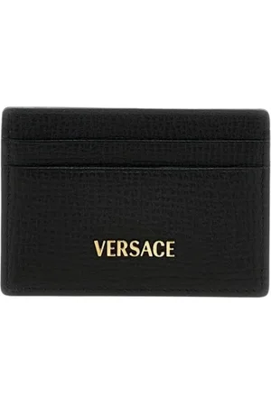 VERSACE Tilbehør, Herre, Sort, ONE SIZE, Uld, Multifarvet Kortholder