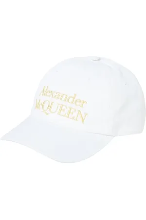 Alexander McQueen Tilbehør, Herre, Hvid, S, Bomuld, Logo Baseball Cap