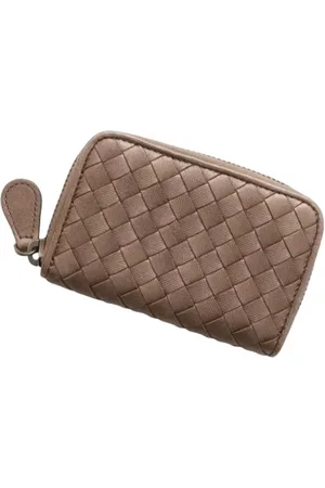 Bottega Veneta Pre-owned, Herre, Brun, ONE SIZE, Læder, Pre-owned Laeder punge