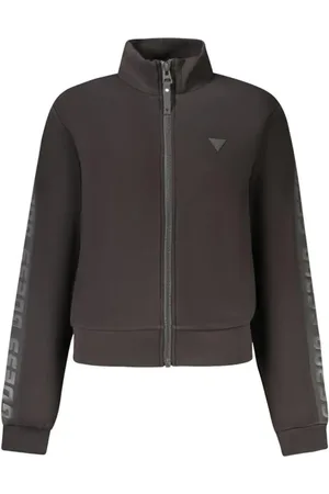 Guess Sweathshirts & Hoodies, Dame, Sort, XS, Blød Crew Neck Sweater