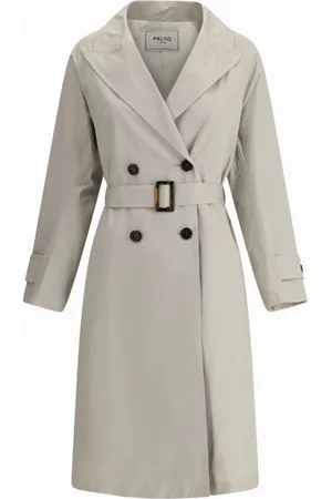PALTÒ Frakke, Dame, , 2XS, Trenchcoat med Peak Revers og Dobbeltknaplukning